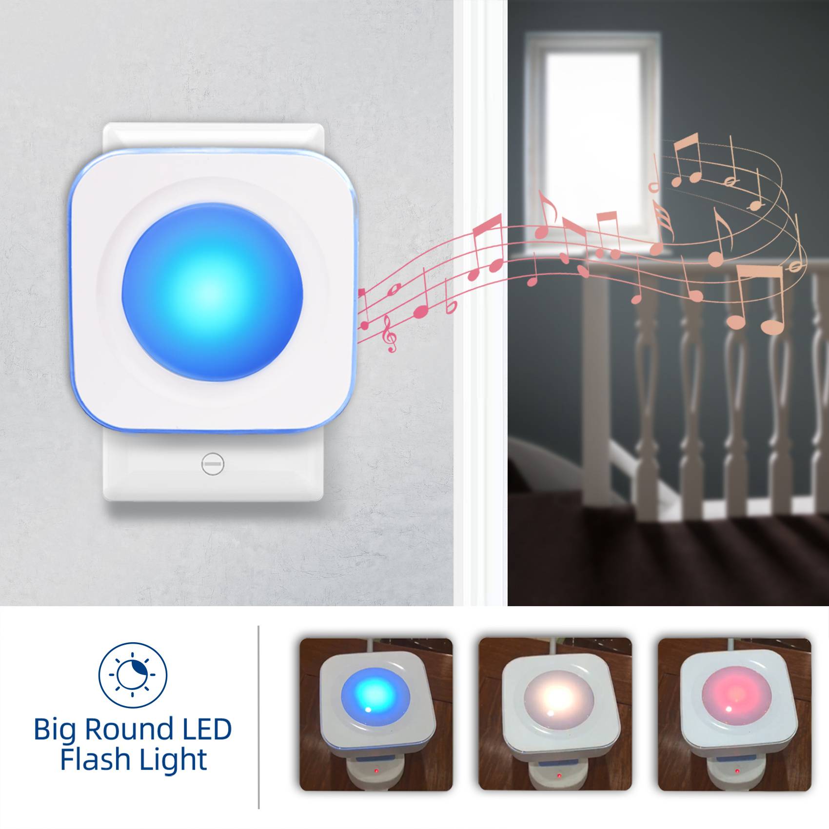 wireless doorbell 2 buttons