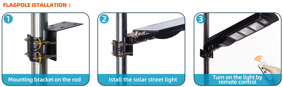 solar powered outdoor street lights