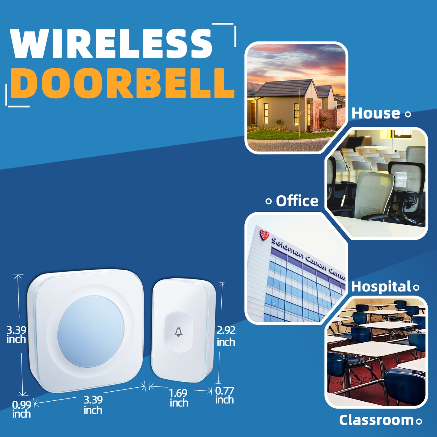 wireless waterproof doorbell