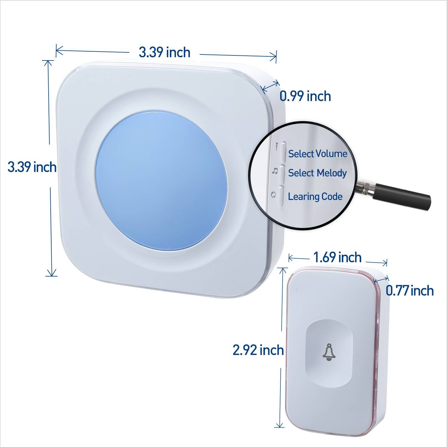 thumbnail image 2 of Doorbell Chime Expander SINGCALL Wireless Doorbell Extender - Convert Wired To Wireless With 32 Chimes & 100dB Volume 32 Chime Doorbell 2 of 13